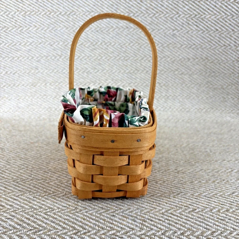 1995 Longaberger Horizon Of Hope Basket with Liner and Protector